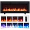 Edendirect 40'' Freestanding and Wall Mounted Electric Fireplace, Black, Multi Color Flame EF450B - alternate 3